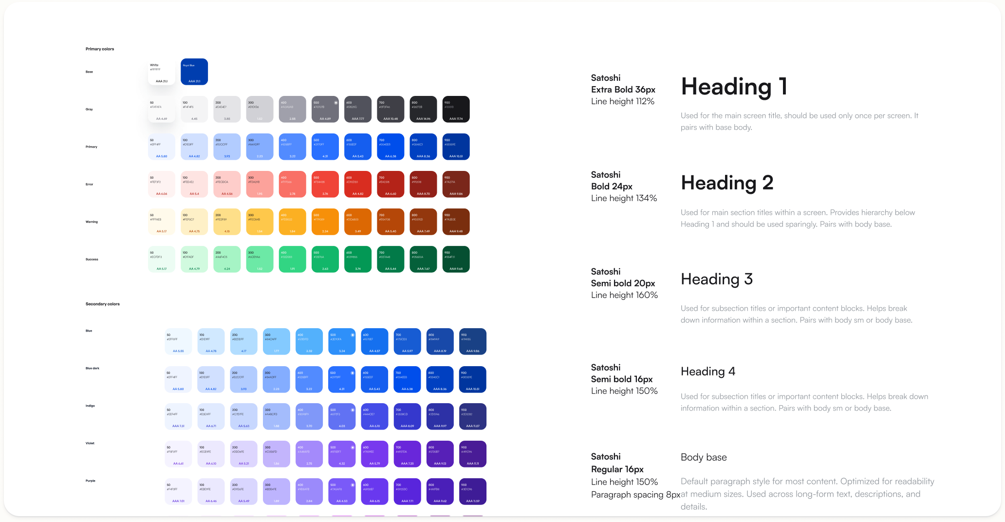 Typography and colour